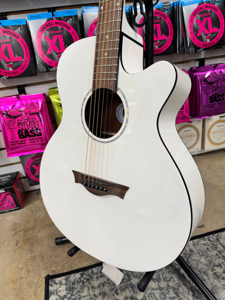 Dean AX-PE-CWH AXS Performer with Electronics - Classic White