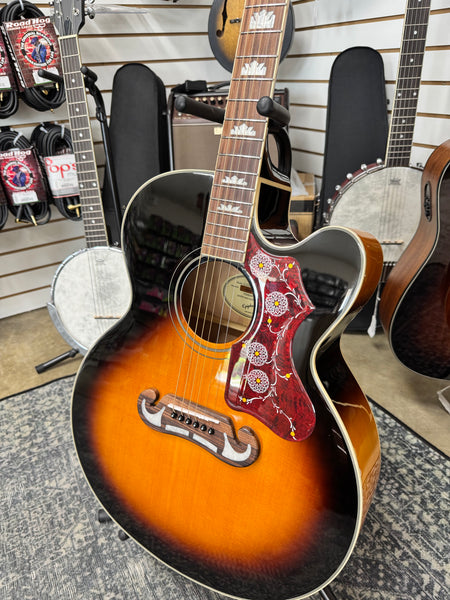 Epiphone J-200 EC Studio - Vintage Sunburst