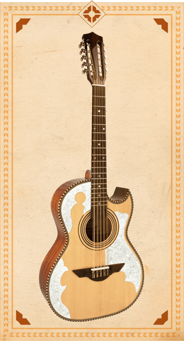 H. Jimenez LBQ4E Standard Series Bajo Quinto - Natural