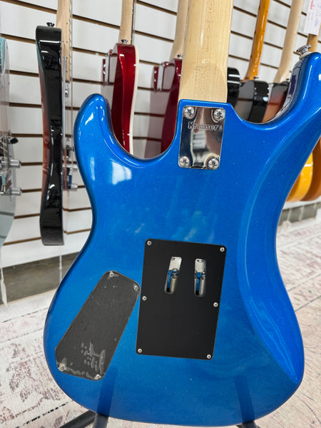 Kramer Baretta Custom Graphics - White Lotus Candy Blue