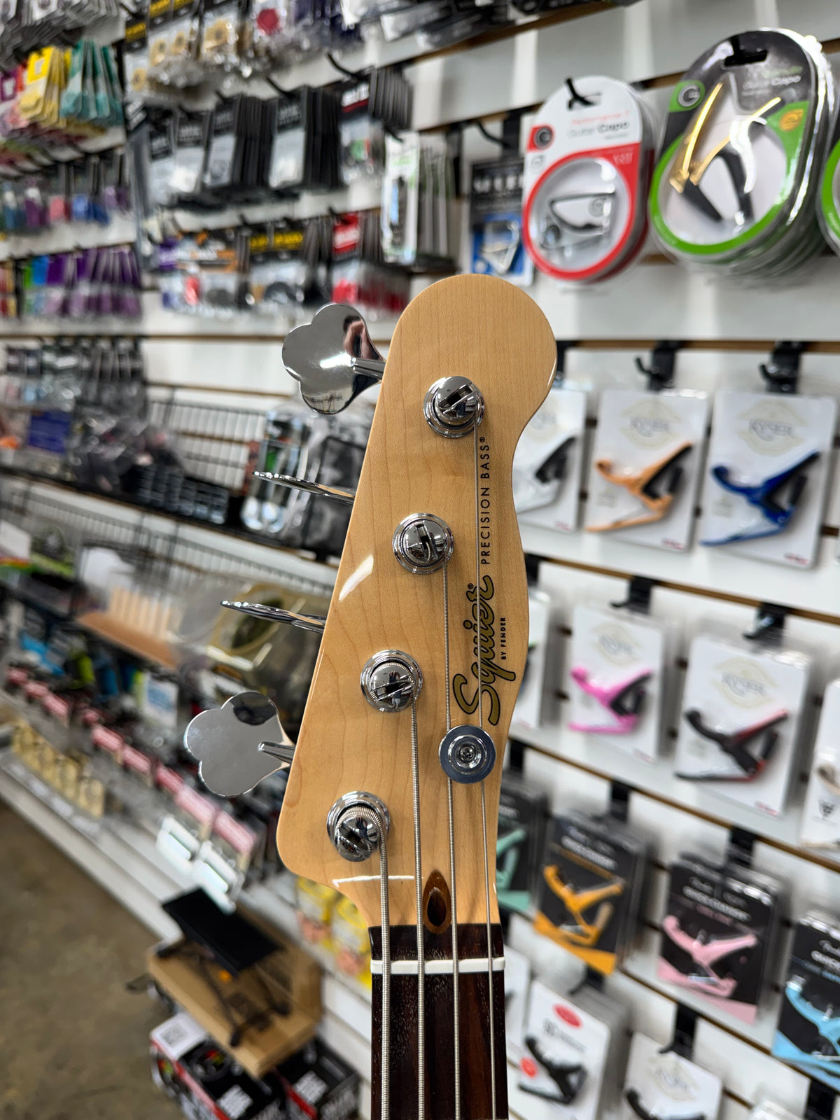 Squier Paranormal Precision Bass Thinline SJ - Olive