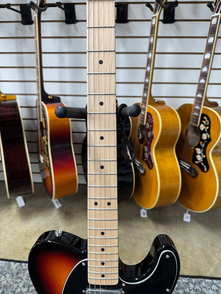 Squier Affinity Telecaster with Maple Fretboard, String Through Body - 3-Tone Sunburst - B Stock