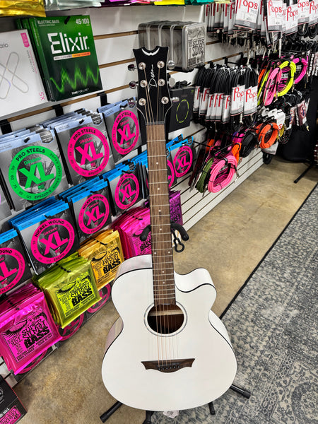 Dean AX-PE-CWH AXS Performer with Electronics - Classic White