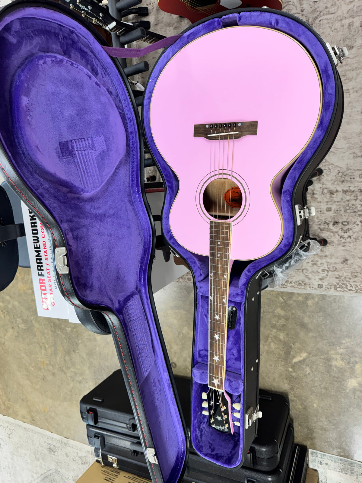 Epiphone J-180 LS - Pink