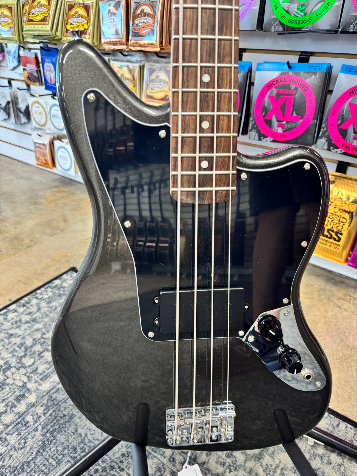 Squier Affinity Jaguar Bass H - Charcoal Frost Metallic