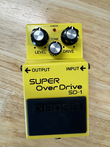 Boss SD-1 Super OverDrive - Yellow - Used