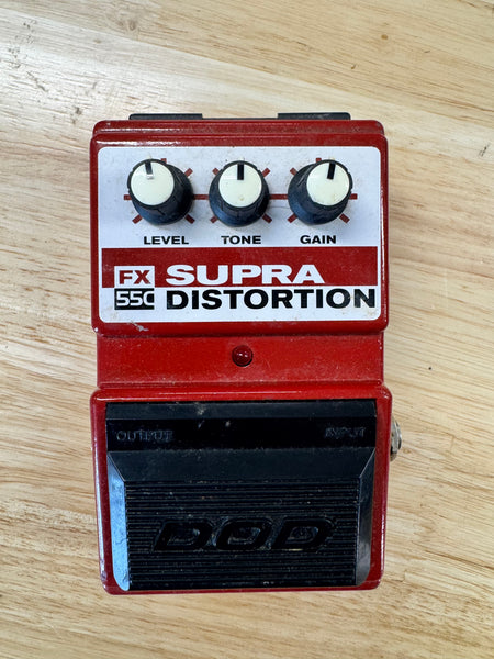 DOD Supra Distortion FX55-C - Red - Used