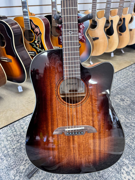 Alvarez AD66ce Shadowburst Dreadnought with Electronics - Shadowburst