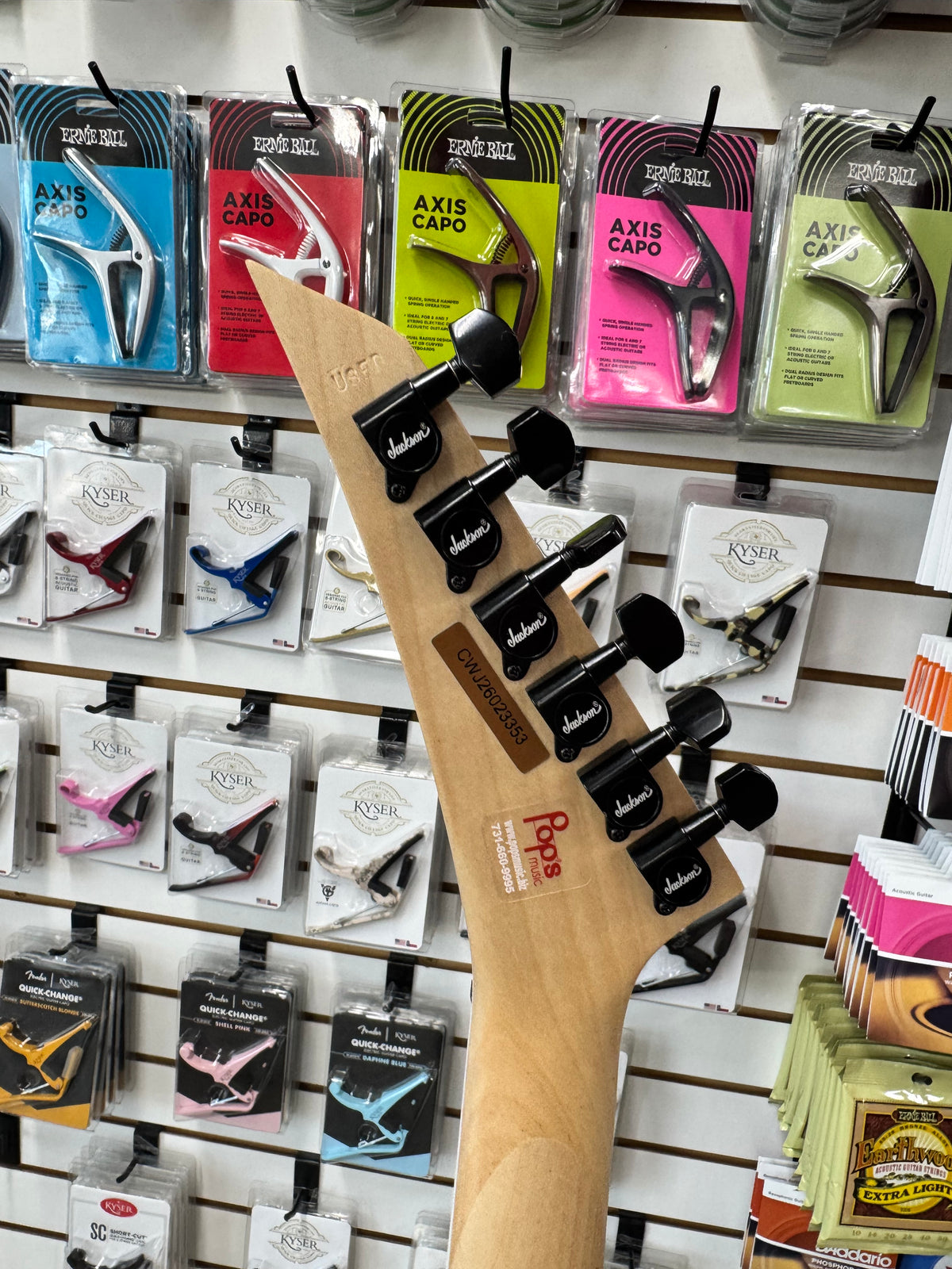 Jackson JS Series Dinky JS20 DKQ 2PT - Transparent Blue