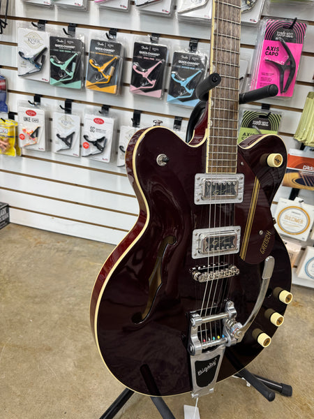 Gretsch G2604T Limited Edition Streamliner Rally II Center Block - Two-Tone Oxblood / Walnut Stain