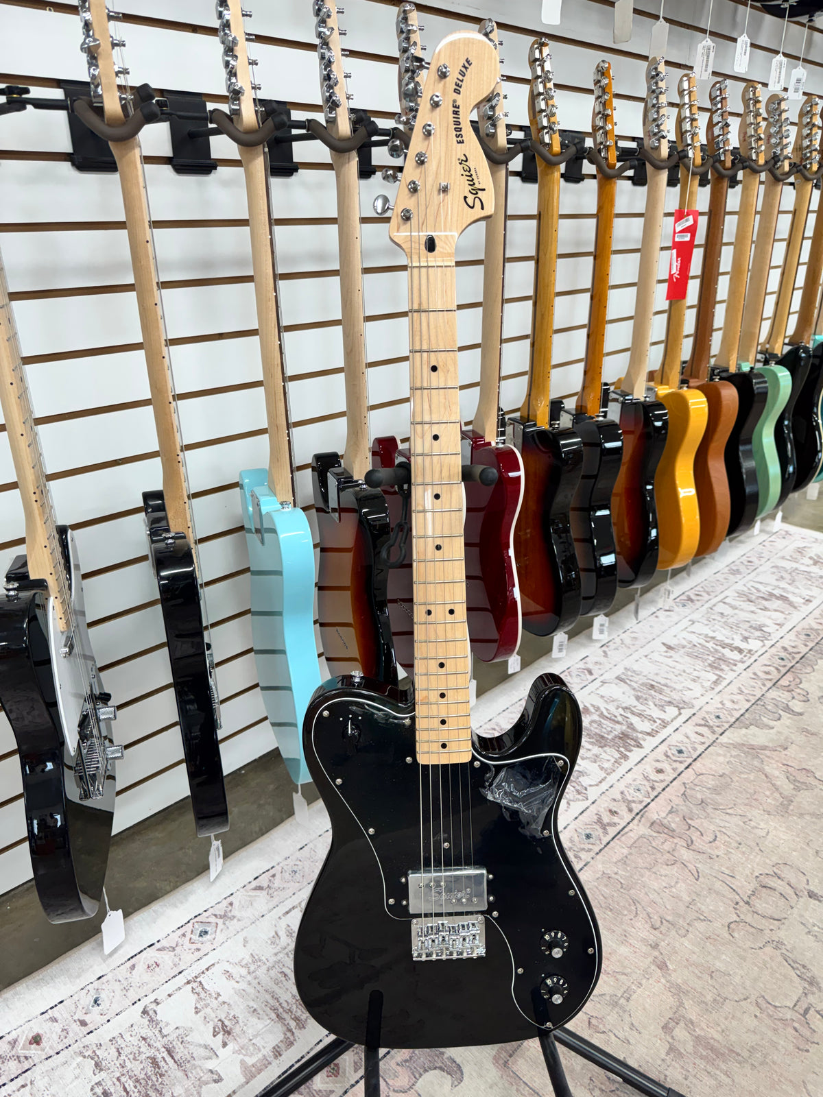 Squier Paranormal Esquire Deluxe - Metallic Black