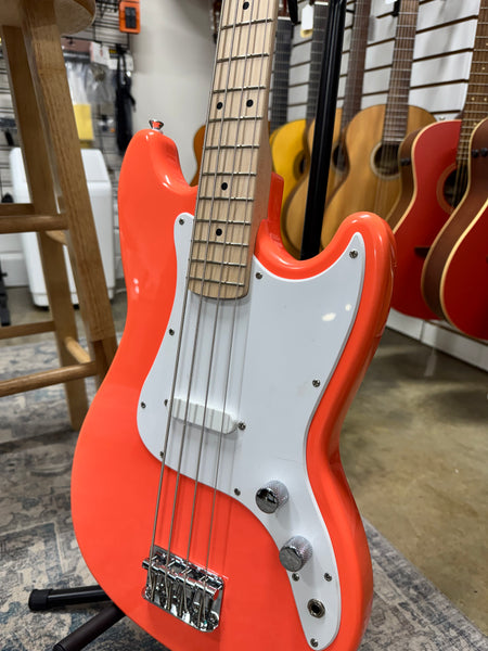 Squier Sonic Bronco Bass - Tahitian Coral