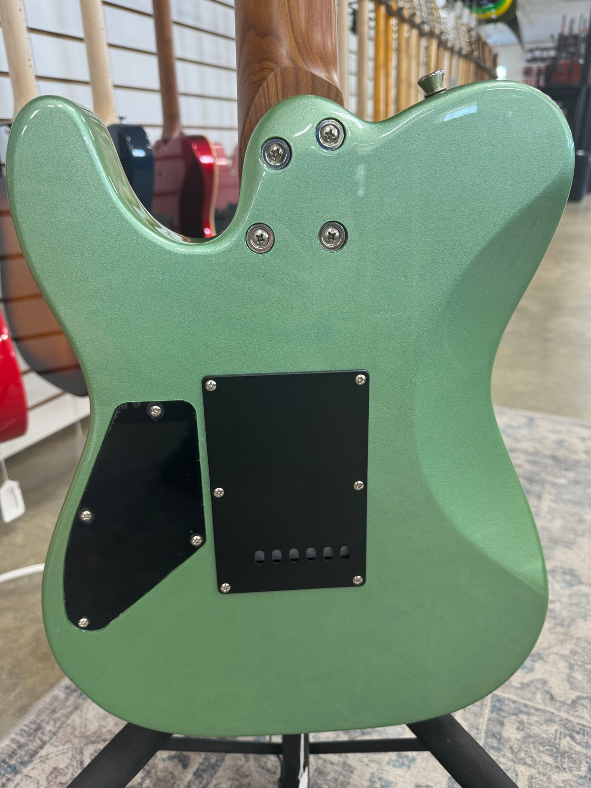 Cerberus Hermes 6VT Electric Guitar - Green Sparkle - B Stock