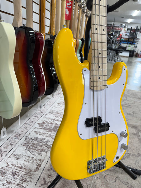 Squier Limited Edition Sonic Precision Bass - Graffiti Yellow