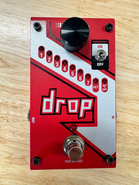 DigiTech Drop Compact Polyphonic Pitch-Shifter - Red - Used