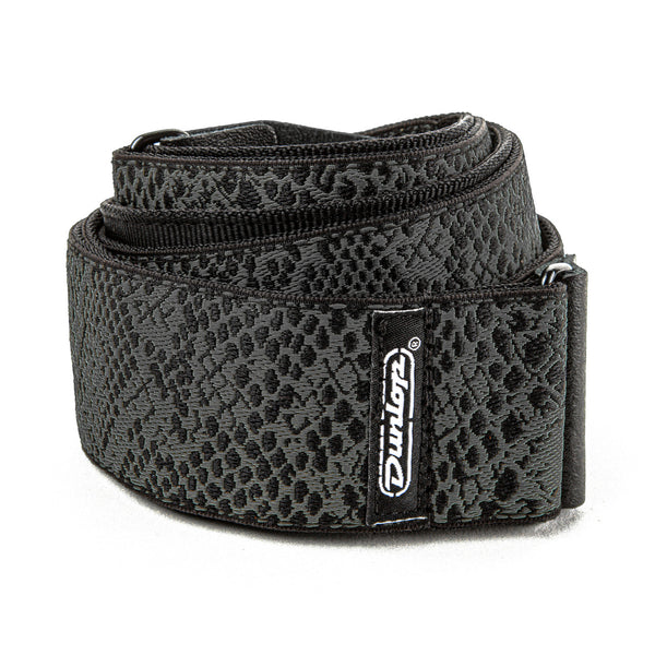 Dunlop D67-32 JACQUARD BLACK SERPENTINE STRAP