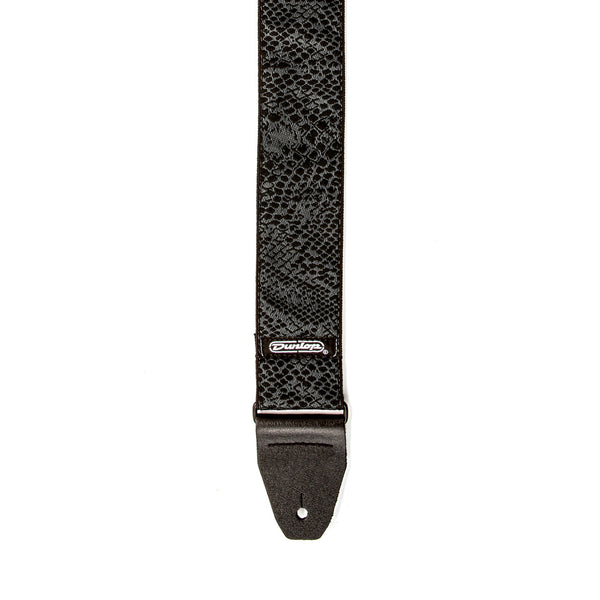 Dunlop D67-32 JACQUARD BLACK SERPENTINE STRAP
