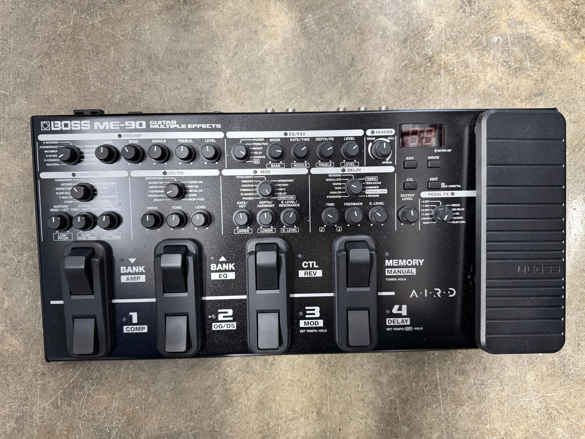 Boss ME-90 Guitar Multiple Effects -  Black - Used