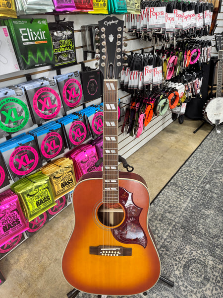 Epiphone Hummingbird 12-String - Cherry Sunburst