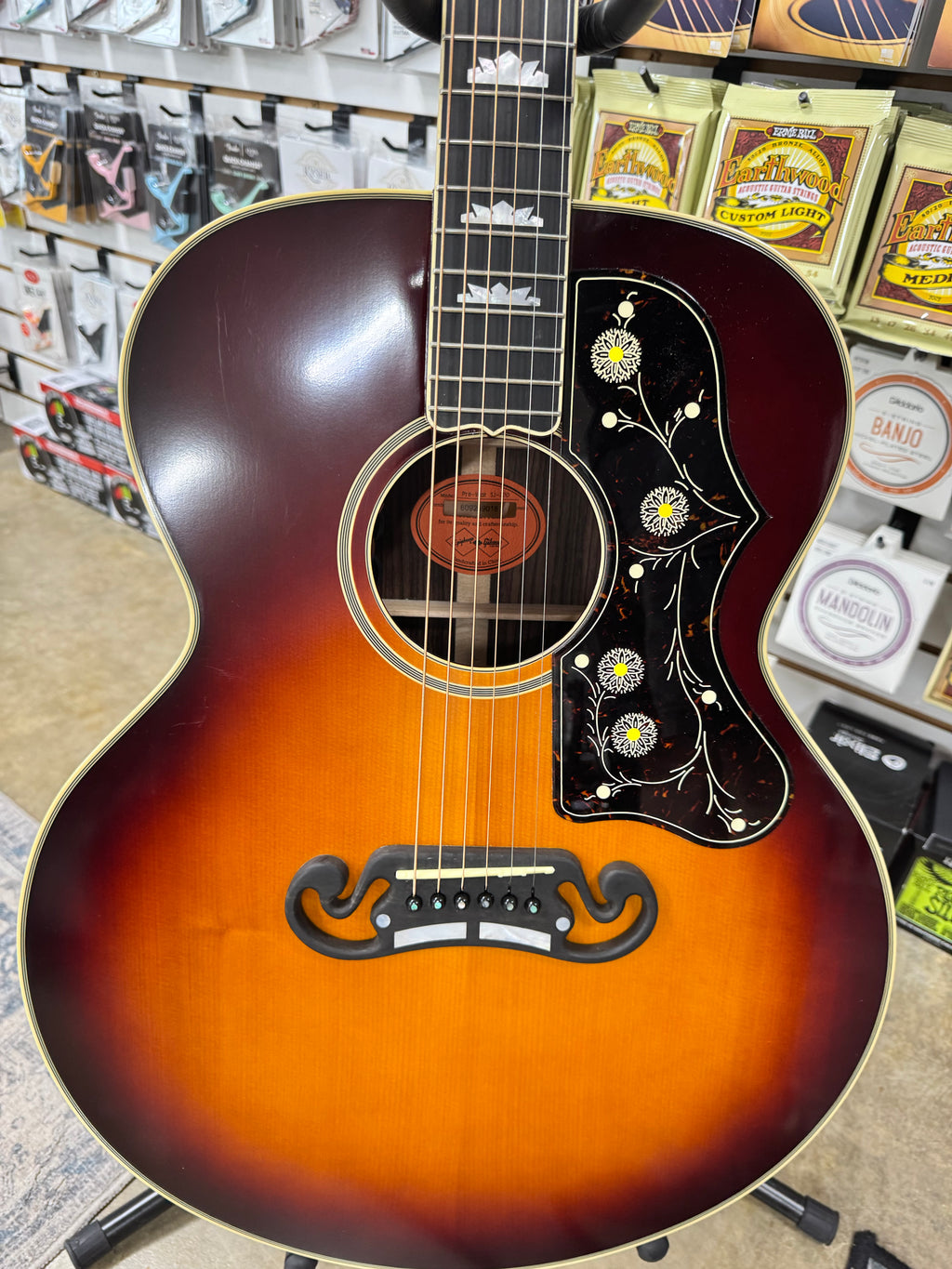 Epiphone "Inspired by Gibson Custom" Pre-War SJ-200 Rosewood - Vintage Sunburst