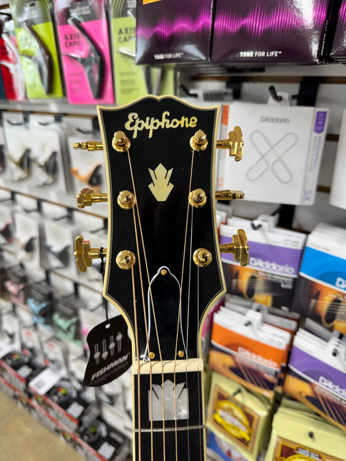 Epiphone "Inspired by Gibson Custom" Pre-War SJ-200 Rosewood - Vintage Sunburst