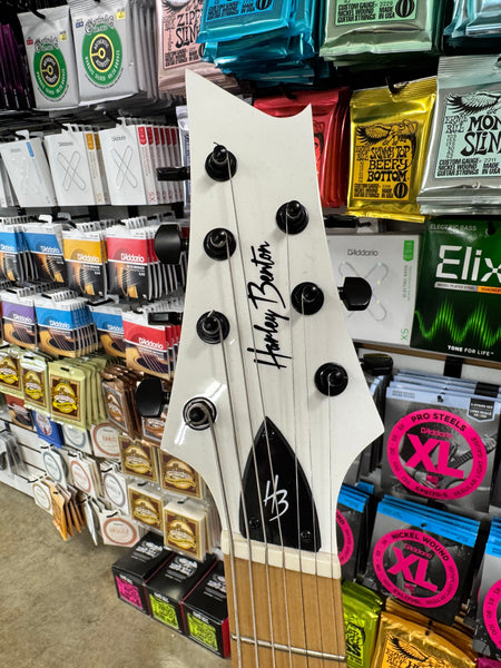Harley Benton R-457MN WH MultiScale 7 String - White