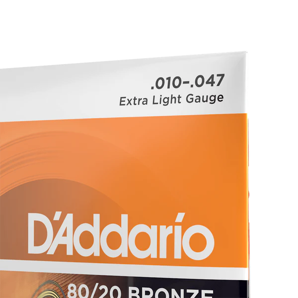 D’Addario EJ10 Extra Light 80/20 Bronze Acoustic Guitar Strings 10-47