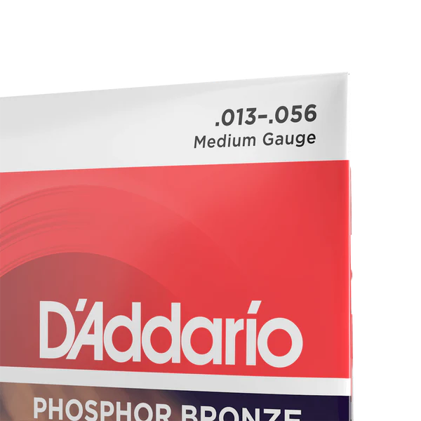 D'Addario EJ17 Phosphor Bronze Medium Acoustic Guitar Strings, .013 - .056