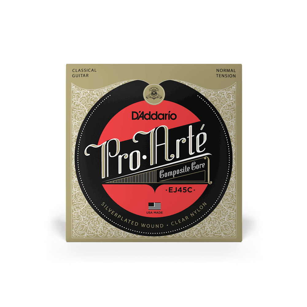 D'Addario EJ45C Pro-Arte Composite Classical Guitar Strings Normal Tension Standard