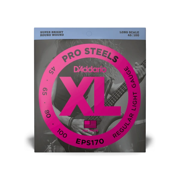 D'Addario EPS170 ProSteels bass strings, light 45-100, long scale - view 2