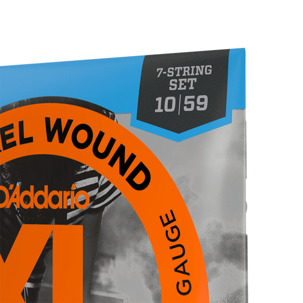 D'Addario EXL110-7 Nickel Wound 7-String Electric Guitar Strings Regular Light Gauge