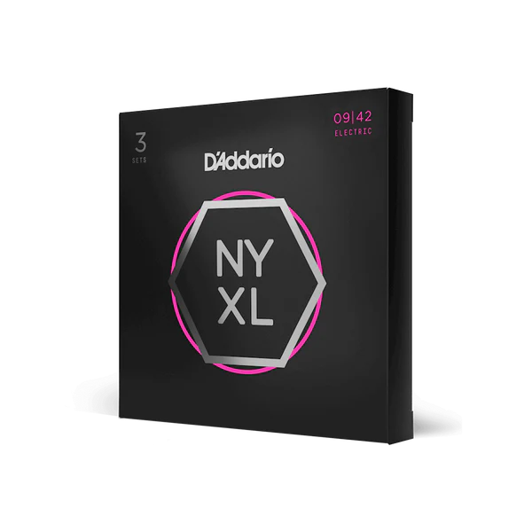 D'Addario NYXL0942-3P Nickel Wound Electric Guitar Strings, Super Light Gauge 09-423 Pack
