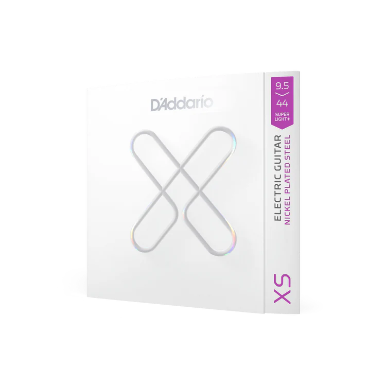 D'Addario XSE09544 XS Nickel Plated Steel Super Light Plus - 9.5-44