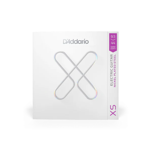 D'Addario XSE09544 XS Nickel Plated Steel Super Light Plus - 9.5-44