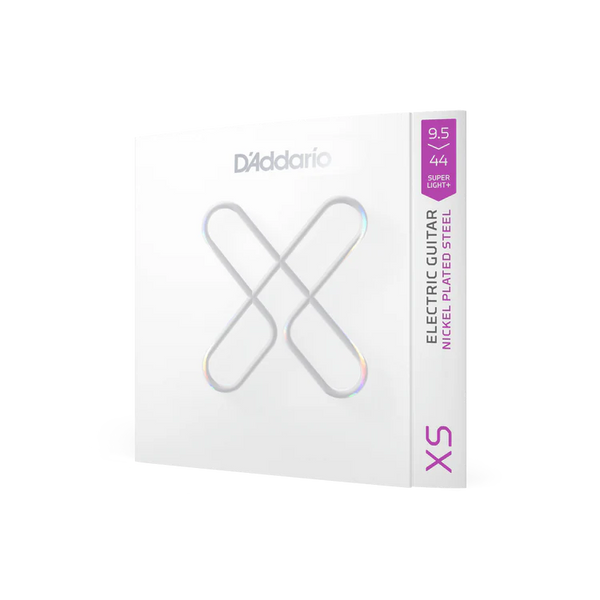 D'Addario XSE09544 XS Nickel Plated Steel Super Light Plus - 9.5-44