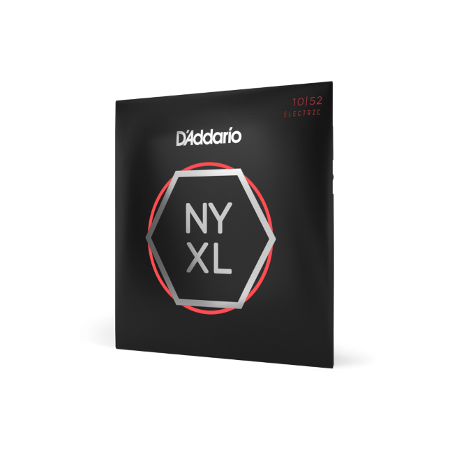 D'Addario 10-52 Light Top/Heavy Bottom, NYXL Electric Guitar Strings NYXL1052