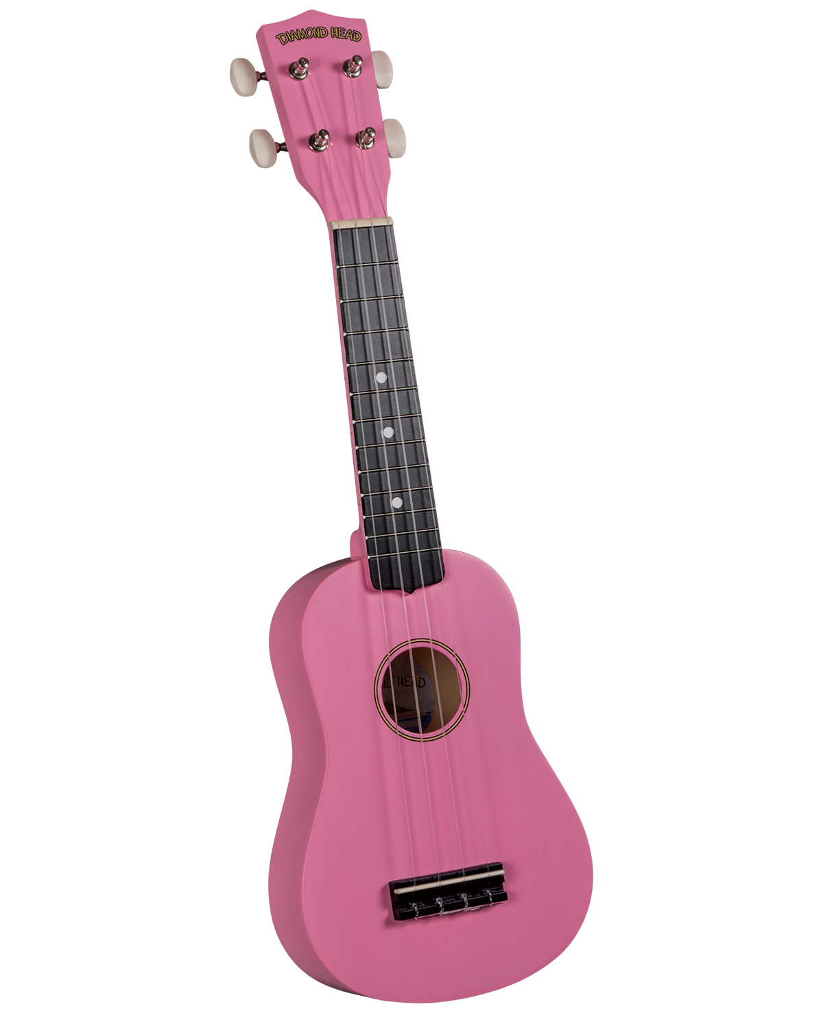 Diamondhead DU129 Soprano Ukulele with Bag - Satin Dark Pink