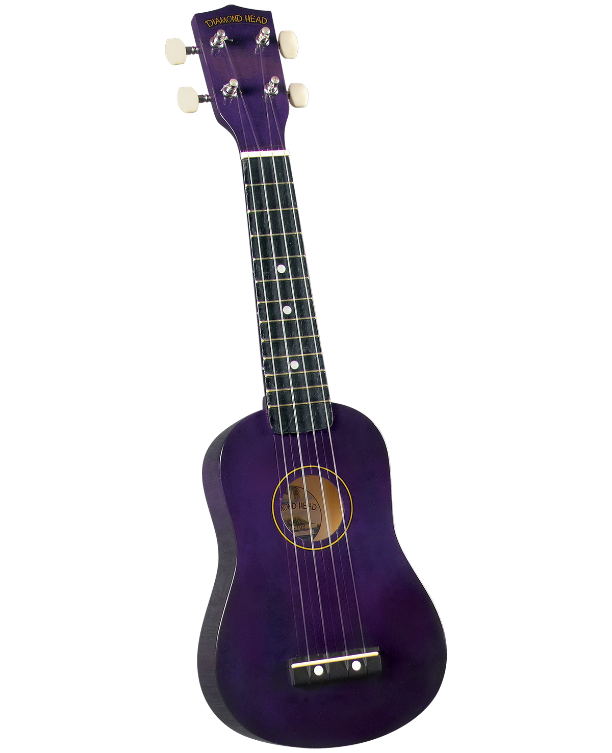 Diamondhead Soprano Ukulele with Bag - Purple
