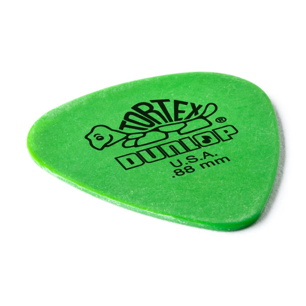 Dunlop 418p.88 .88mm Tortex 12 Pick Pack - Green