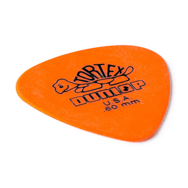 Dunlop .60mm Tortex 12 Pick Pack Orange