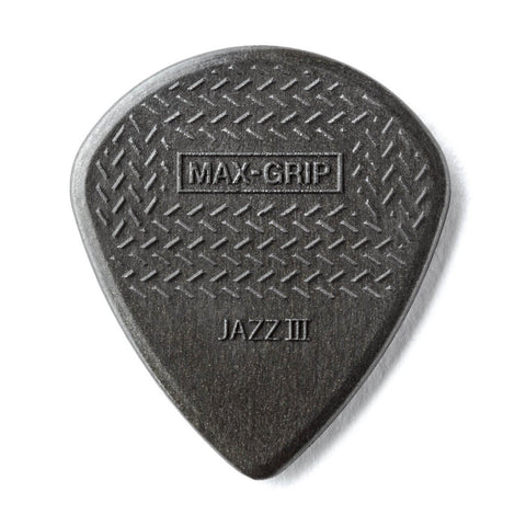 471P3C Dunlop Jazz III Pointed Carbon Fiber 6 Pick Pack