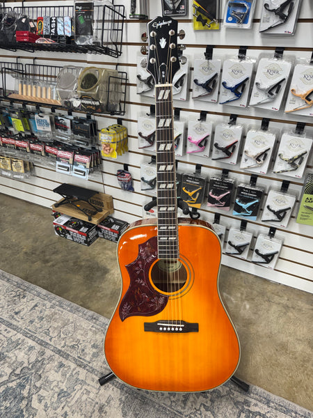 Epiphone Hummingbird Studio Left-Handed - Heritage Cherry Sunburst