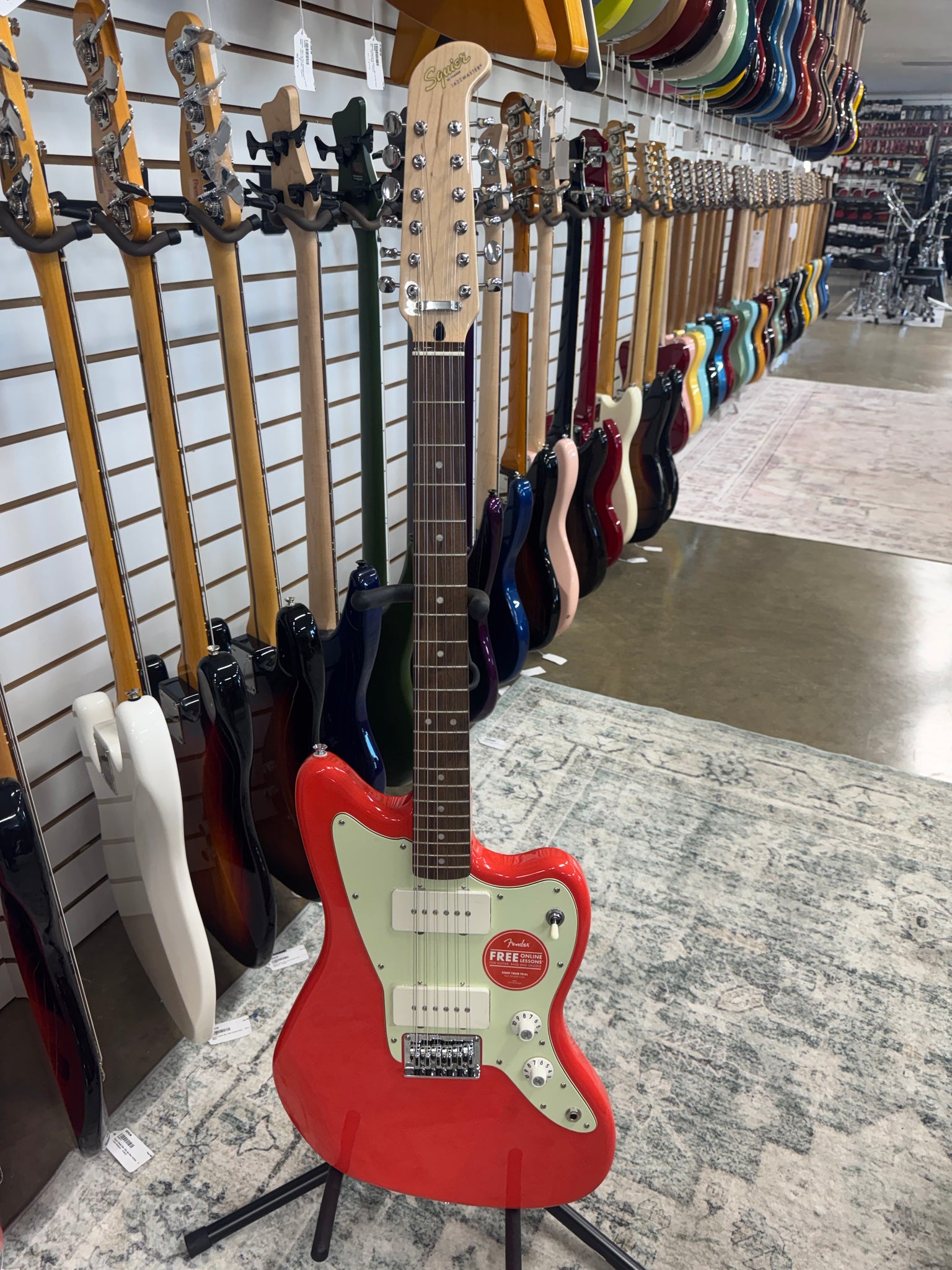 Squier Limited Edition Paranormal Jazzmaster XII - Fiesta Red - B Stock