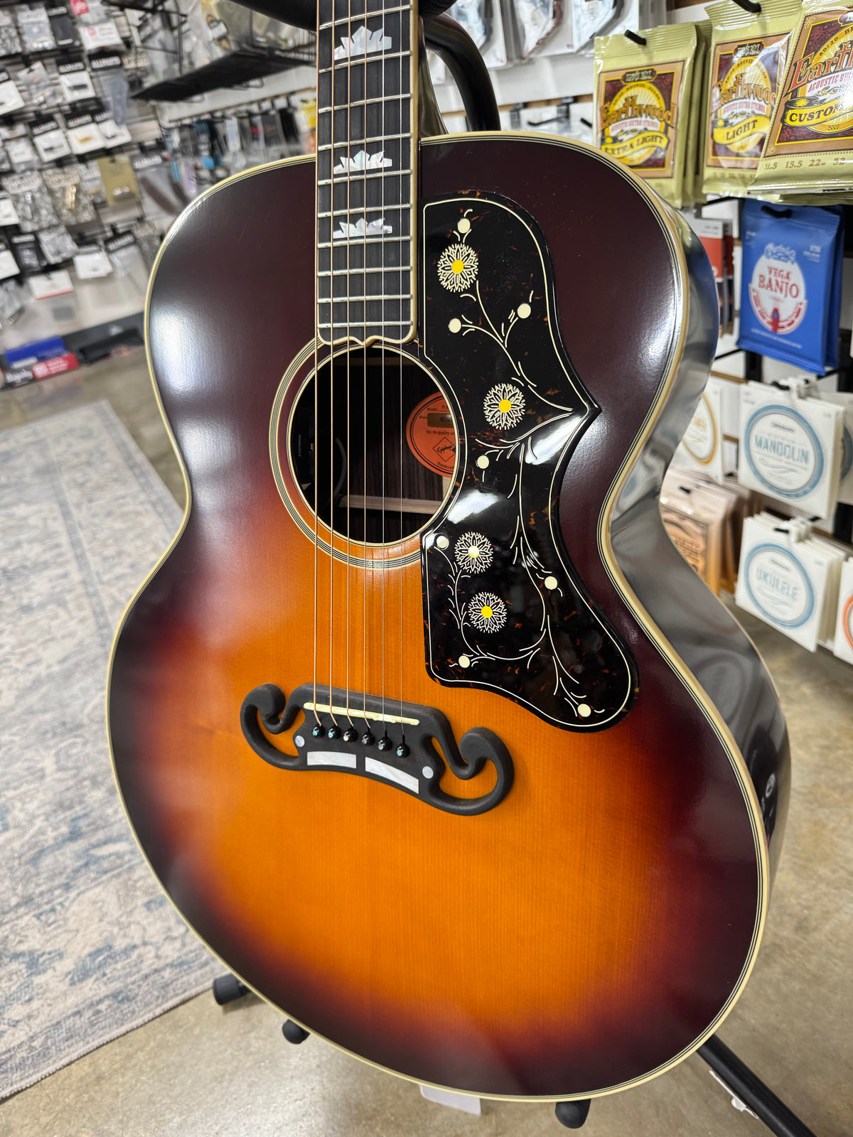Epiphone "Inspired by Gibson Custom" Pre-War SJ-200 Rosewood - Vintage Sunburst