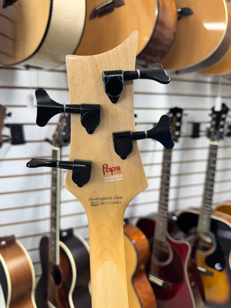 Dean Edge 4 String Bass Guitar - Red - Used