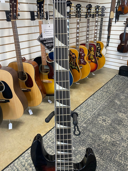 Jackson JS Series JS3VQ 5-String Concert Bass with Amaranth Fretboard - Transparent Red Burst