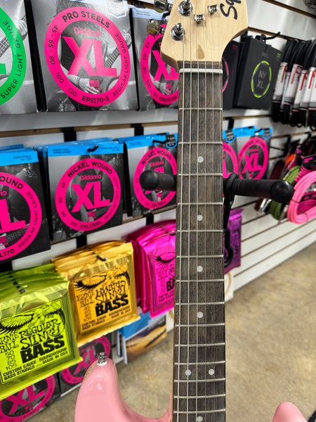 Squier Mini Strat - Shell Pink