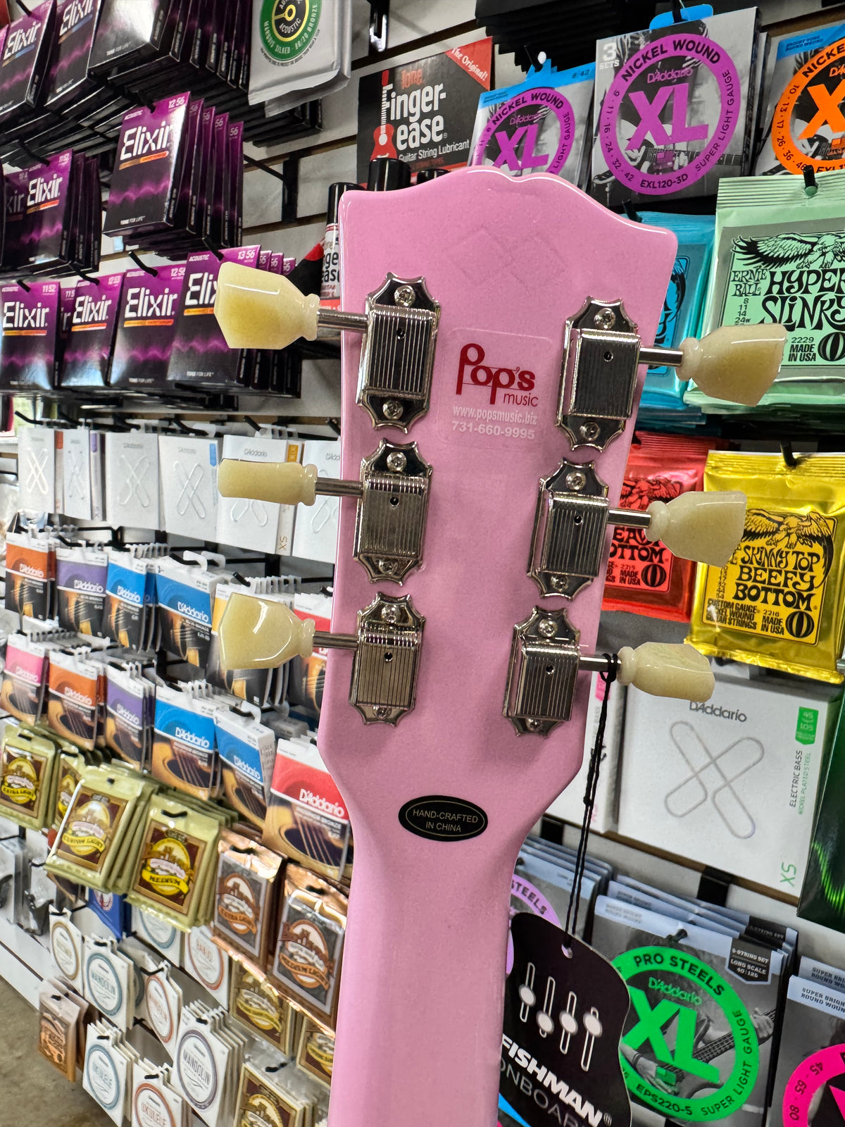 Epiphone J-180 LS - Pink