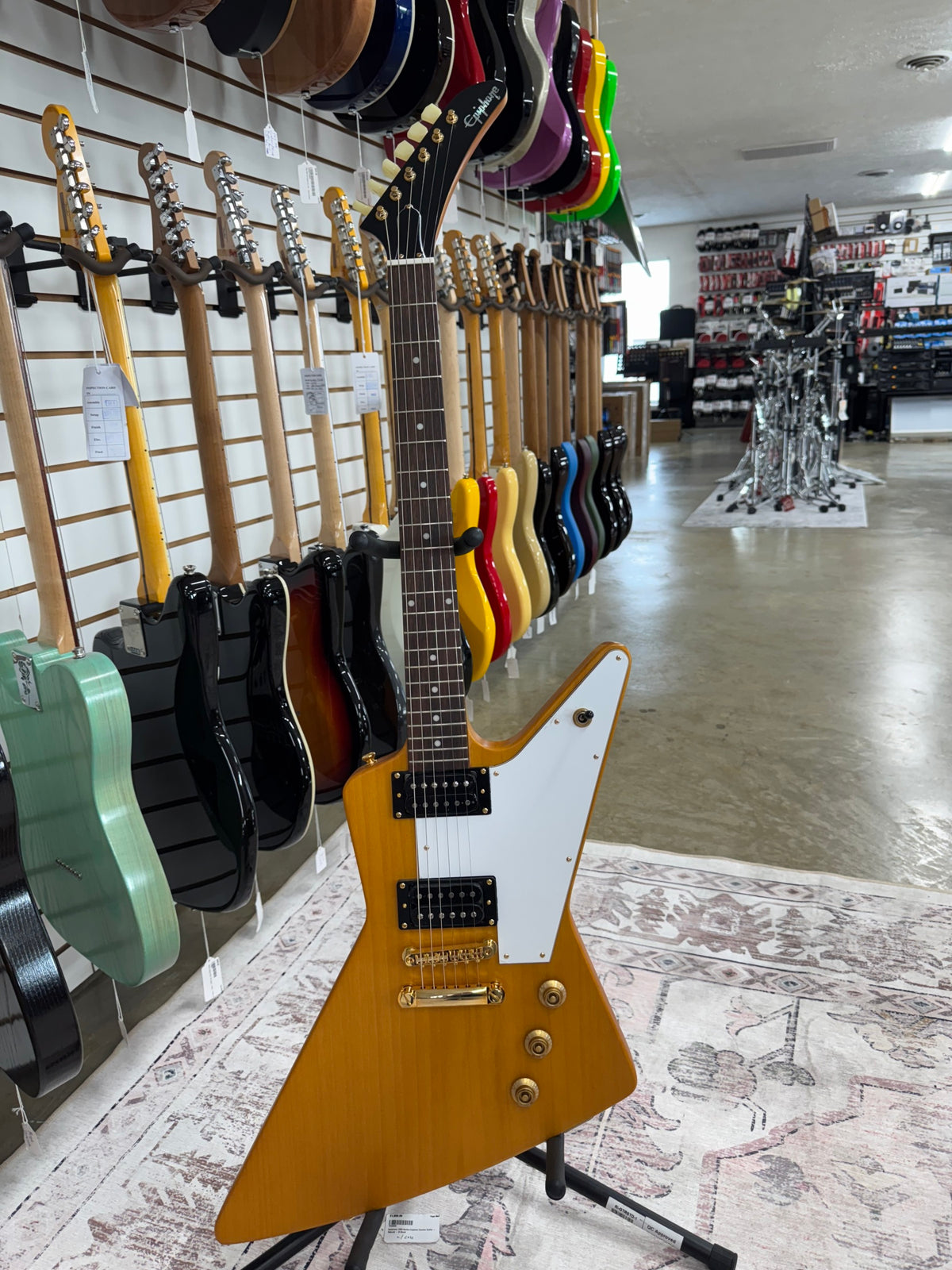 Epiphone 1958 Korina Explorer Electric Guitar - Natural - B Stock