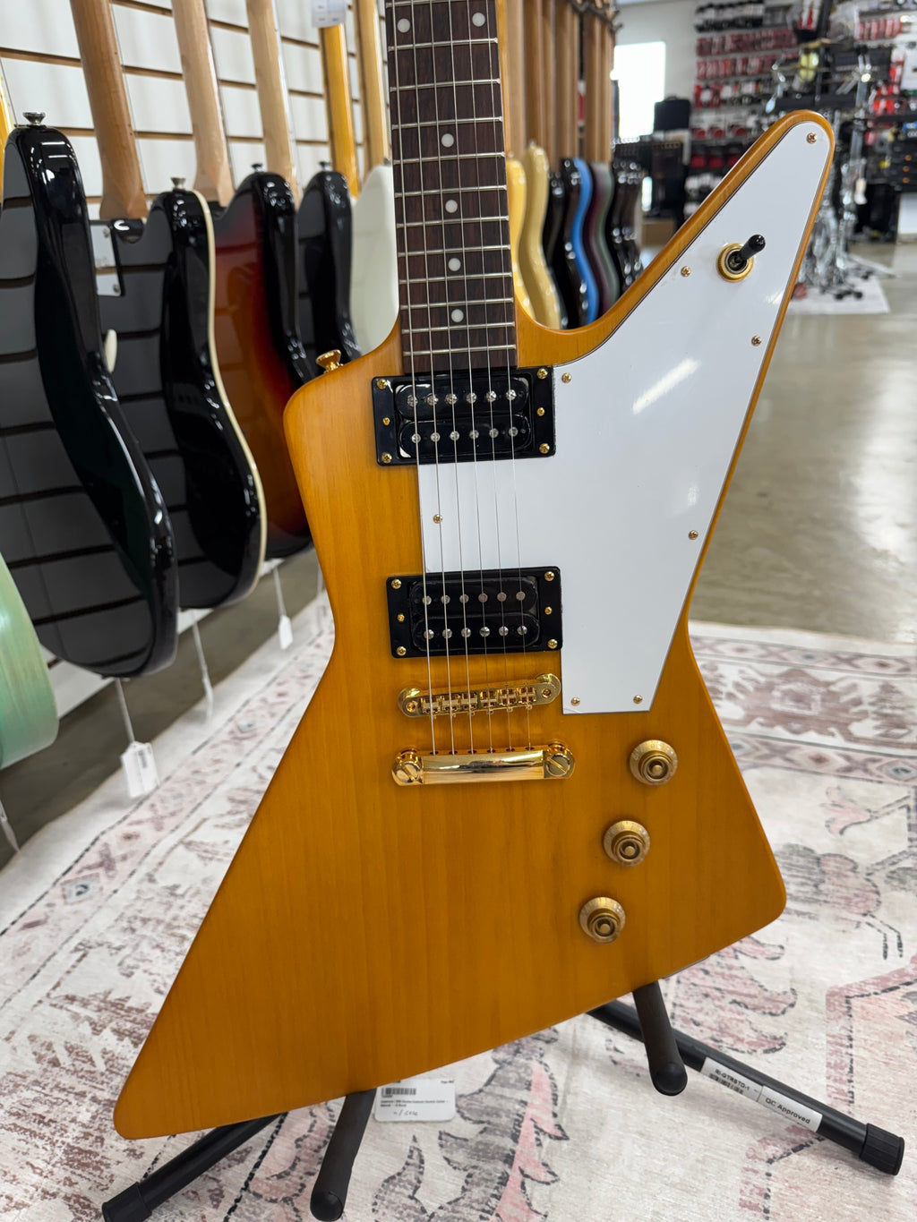Epiphone 1958 Korina Explorer Electric Guitar - Natural - B Stock